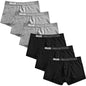 6pcs Men Boxer Briefs Shorts Underwear