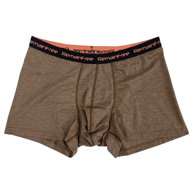 100% Merino Wool Boxer Briefs Men Underwear Breathable