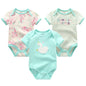 3 Pcs Baby Boy Jumpsuits, Bodysuit 100%Cotton
