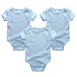 3 Pcs Baby Boy Jumpsuits, Bodysuit 100%Cotton