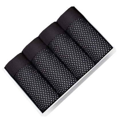 4pcs Large Sizes Boxer Men Underwear