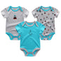 3 Pcs Baby Boy Jumpsuits, Bodysuit 100%Cotton