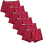 6pcs Men Boxer Briefs Shorts Underwear