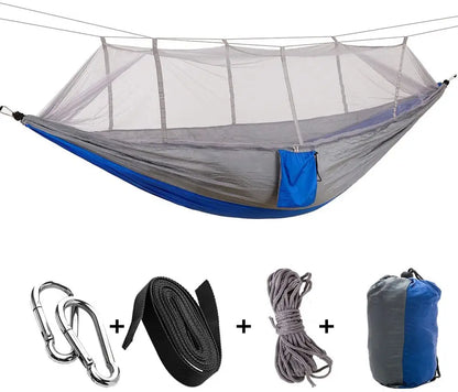 2 Person Camping Garden Hammock With Mosquito
