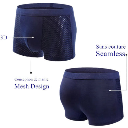 4pcs Large Sizes Boxer Men Underwear