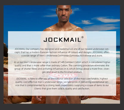 JOCKMAIL Men Briefs Underwear Low Waist