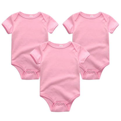 3 Pcs Baby Boy Jumpsuits, Bodysuit 100%Cotton