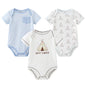 3 Pcs Baby Boy Jumpsuits, Bodysuit 100%Cotton