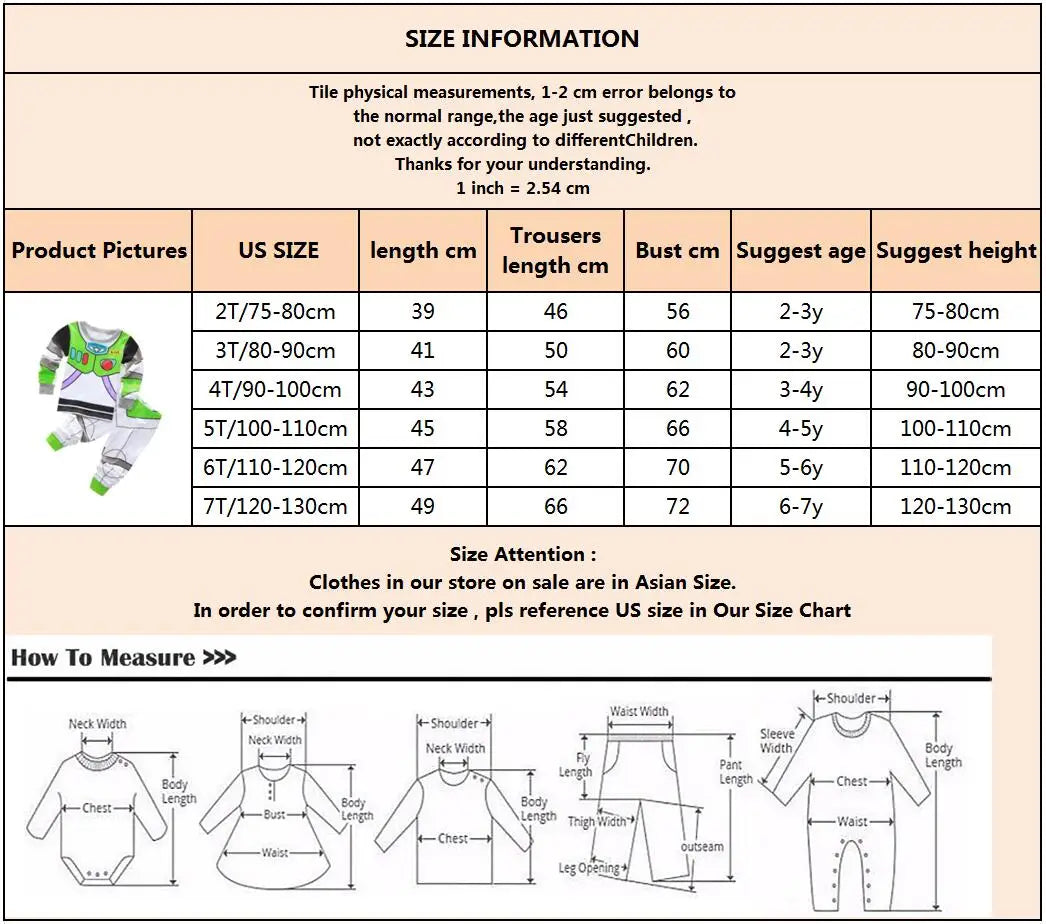 2 Pcs Pink Daisy Girl Sleepwear Pajamas