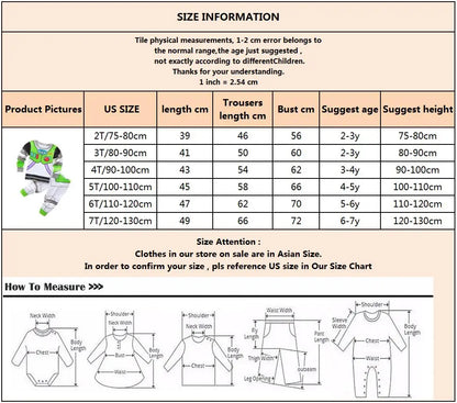 2 Pcs Boys/Girls Mickey Sleepwear Pajamas