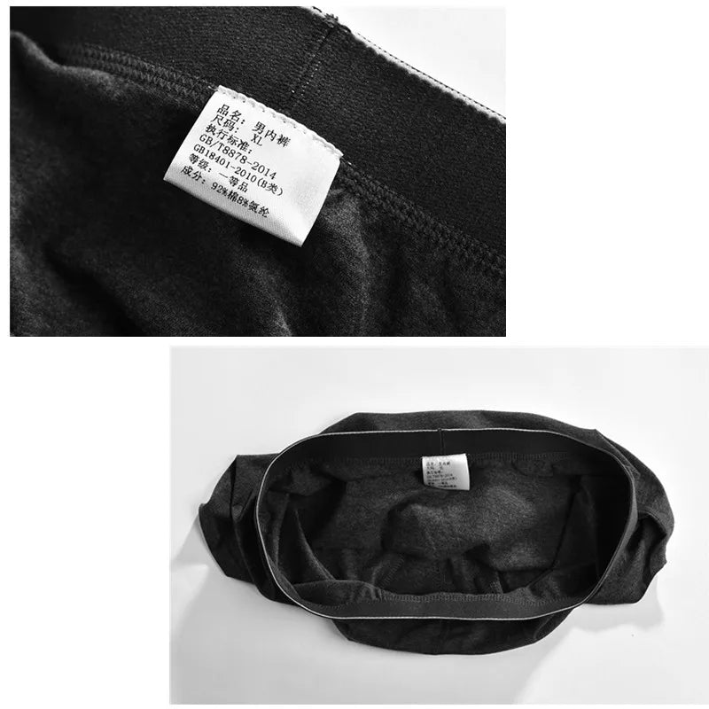 6pcs Men Boxer Briefs Shorts Underwear