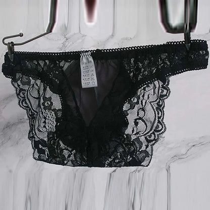 Sexy Lace Mens Breathable Large Size Briefs