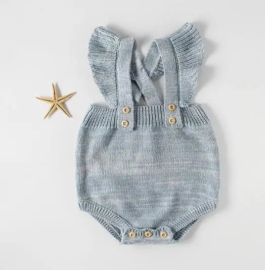 Knitted Baby Romper Newborn Clothes Long Sleeve
