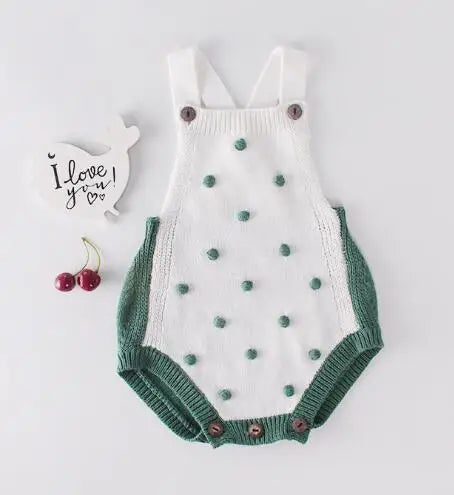 Knitted Baby Romper Newborn Clothes Long Sleeve