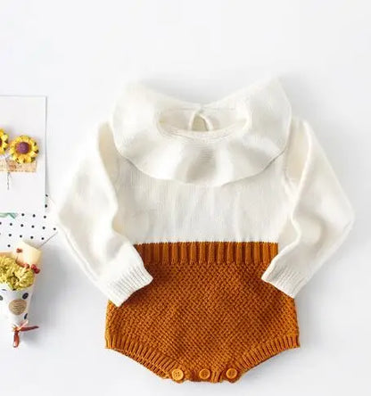 Knitted Baby Romper Newborn Clothes Long Sleeve