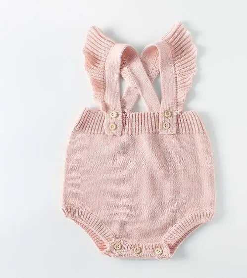 Knitted Baby Romper Newborn Clothes Long Sleeve