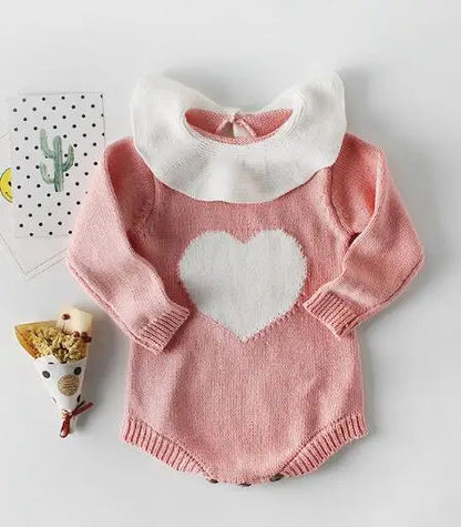 Knitted Baby Romper Newborn Clothes Long Sleeve