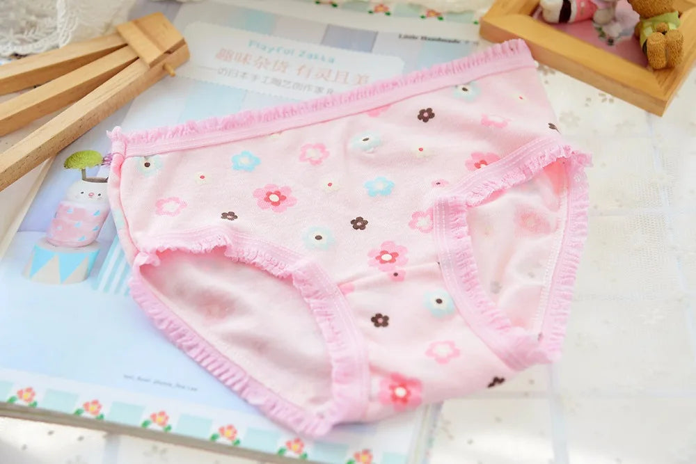 10 Piece Cartoon Design Underwear For Girls