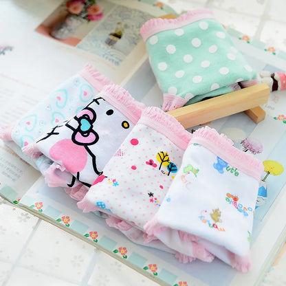 10 Piece Cartoon Design Underwear For Girls