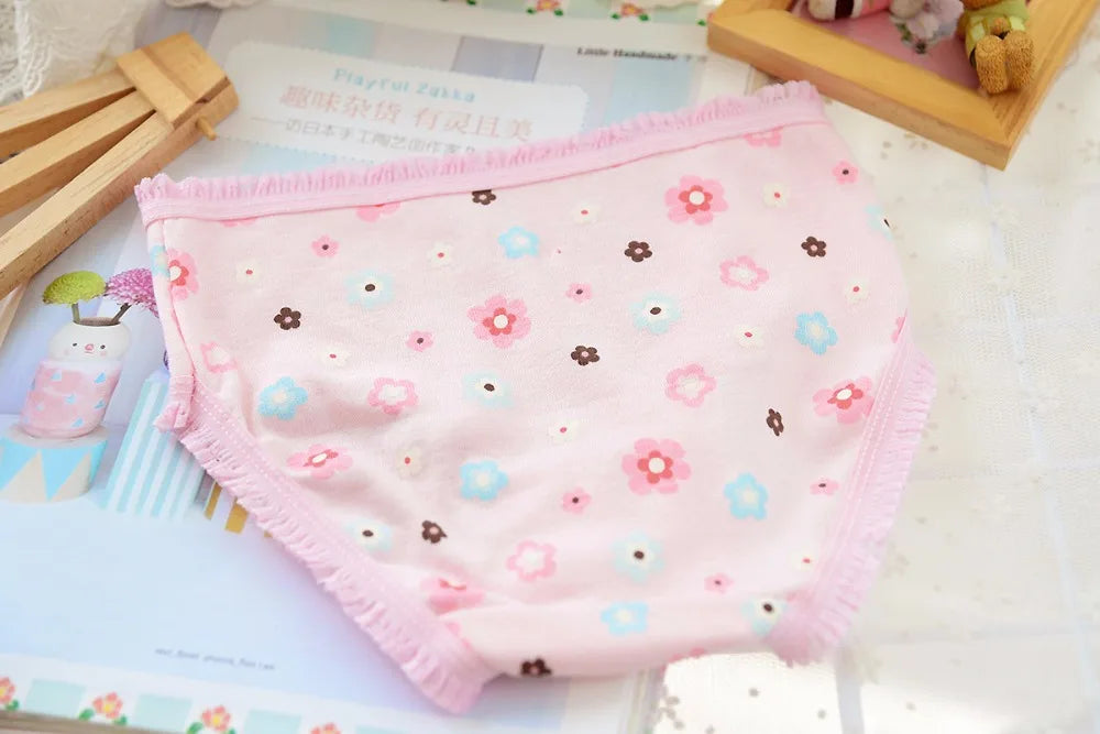 10 Piece Cartoon Design Underwear For Girls