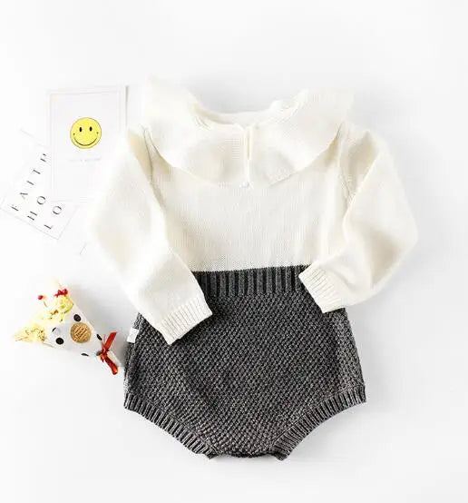 Knitted Baby Romper Newborn Clothes Long Sleeve