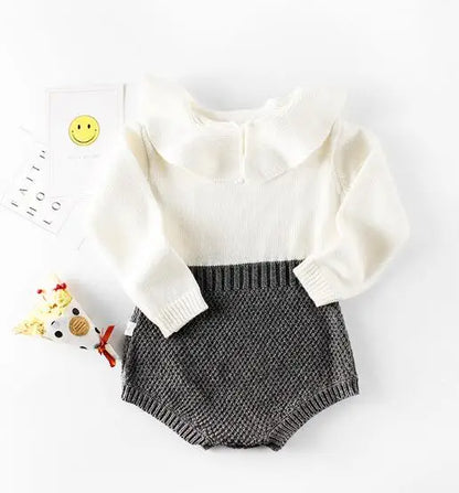 Knitted Baby Romper Newborn Clothes Long Sleeve