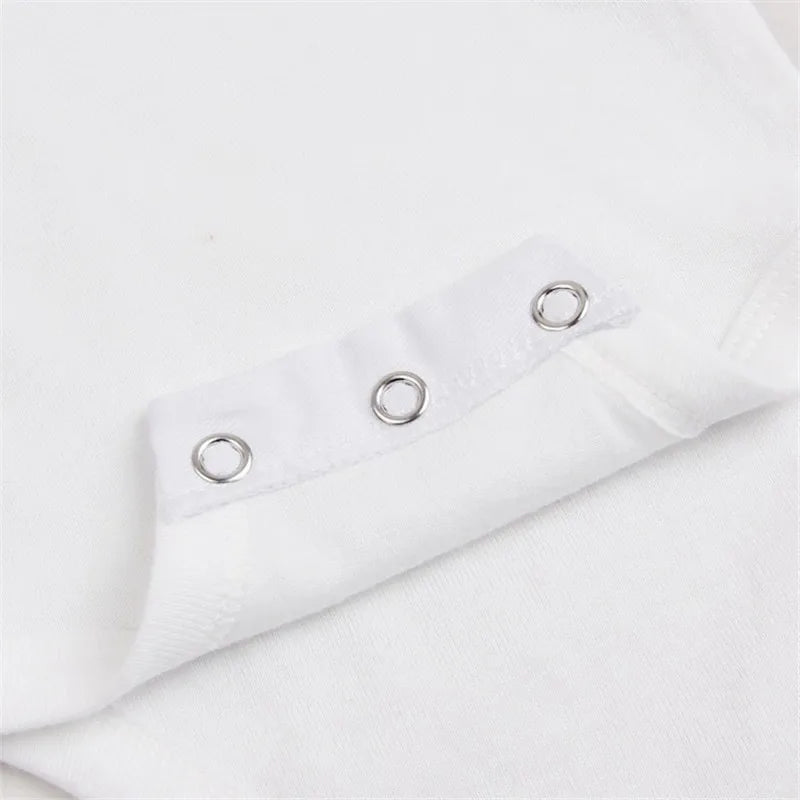 3PCS Boy/Girl Cotton Long Sleeve White Baby Onesie