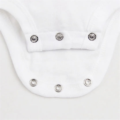 3PCS Boy/Girl Cotton Long Sleeve White Baby Onesie