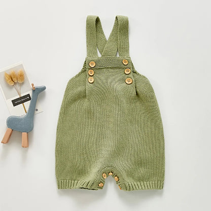 Boy/Girl Sleeveless Knit Children Rompers