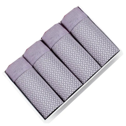 4pcs Large Sizes Boxer Men Underwear