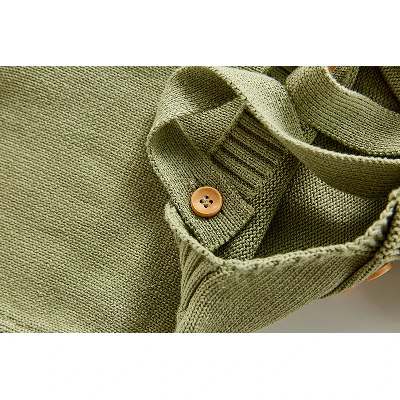 Boy/Girl Sleeveless Knit Children Rompers
