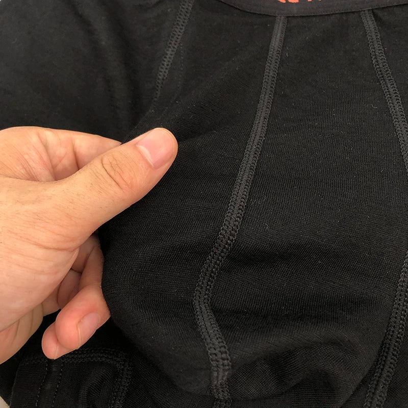 100% Merino Wool Boxer Briefs Men Underwear Breathable