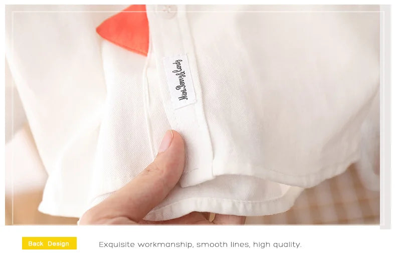 Cotton Long Sleeved Casual Cartoon Dinosaur