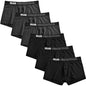 6pcs Men Boxer Briefs Shorts Underwear