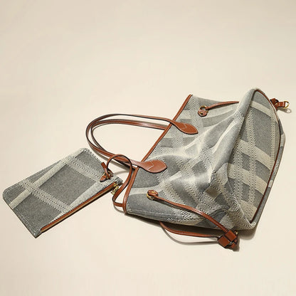 Elegant Ladies Durable Canvas Beach Tote Bag