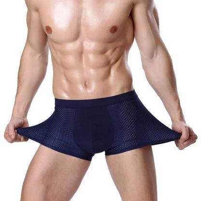 4pcs Large Sizes Boxer Men Underwear