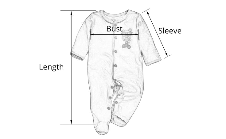 100% Cotton 3 Pcs Boys/Girls Romper Pajamas Jumpsuit