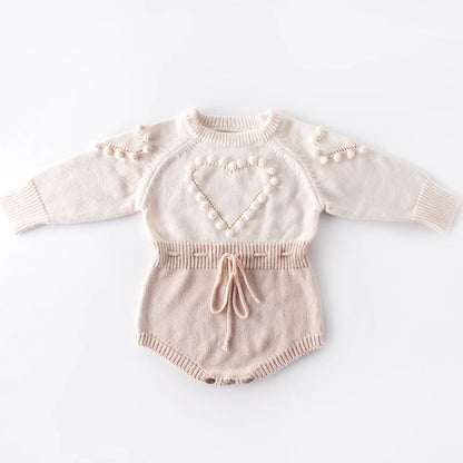 Knitted Baby Romper Newborn Clothes Long Sleeve
