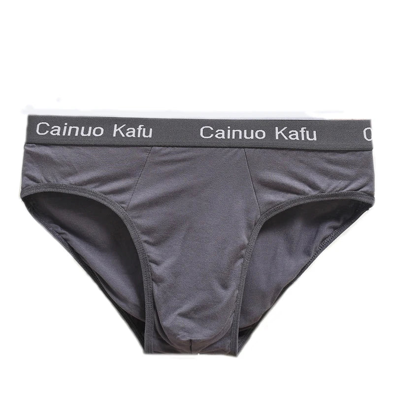 3Pcs Silk  Men's Briefs Bamboo Fiber Bodysuit Comfortable