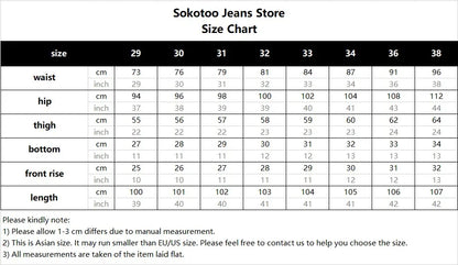 Men's slim black printed jeans Fashion stretch
