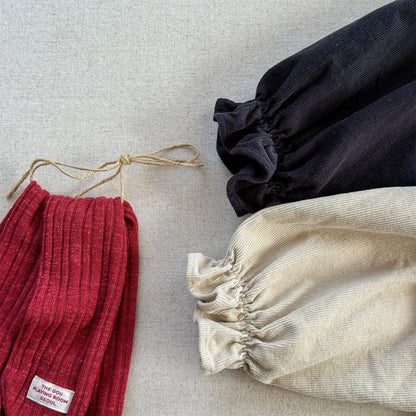 Bat Sleeve Baby Girl's Corduroy Shirt