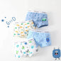 4PCS Boys Cute Cotton Comfort Antibacterial Underwear