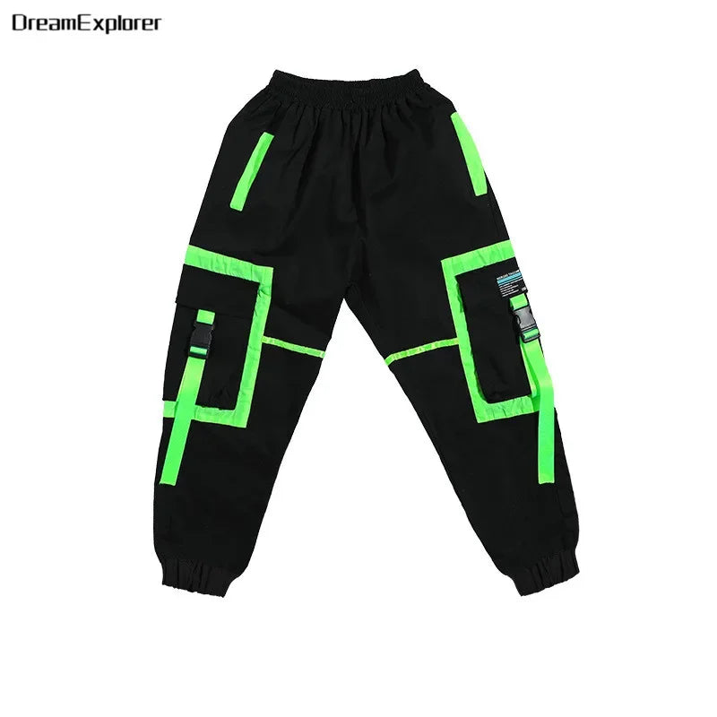 Boys/Girls Hip Hop Jacket Cargo Pants Child Pullover