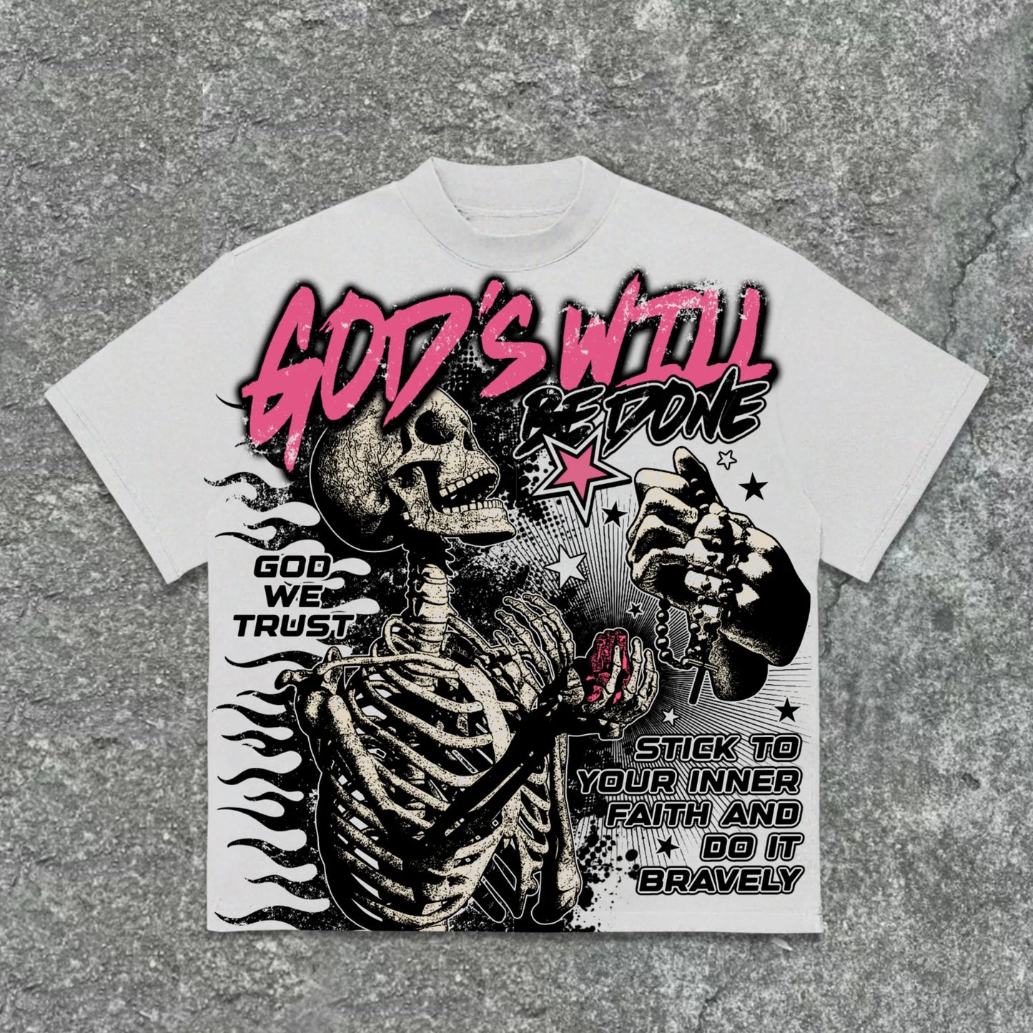 American Retro Mens/Womens God's Will T-shirt