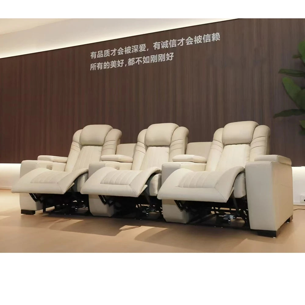 Luxury Recliner Genuine Leather Sofa Chair