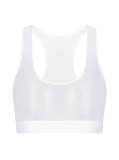 Glossy Womens Mid Waist Gym Fitness Yoga