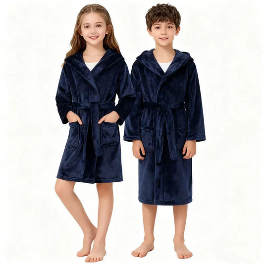 Boys/Girls Winter Colorful Bathrobe Sleepwear Loungewear
