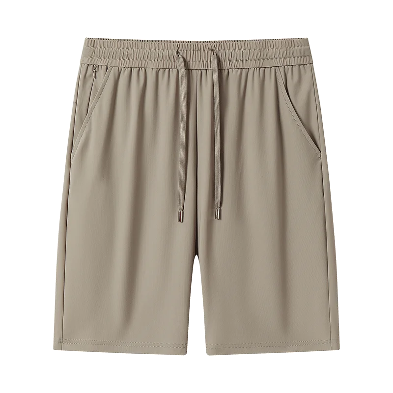 Silk Shorts Knee Length Bermuda Quick Dry