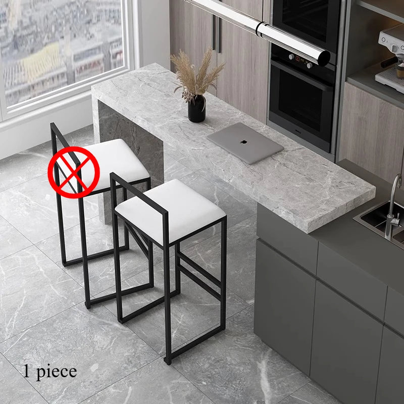 Modern Simple Bar Chair Nordic Designer Minimalist