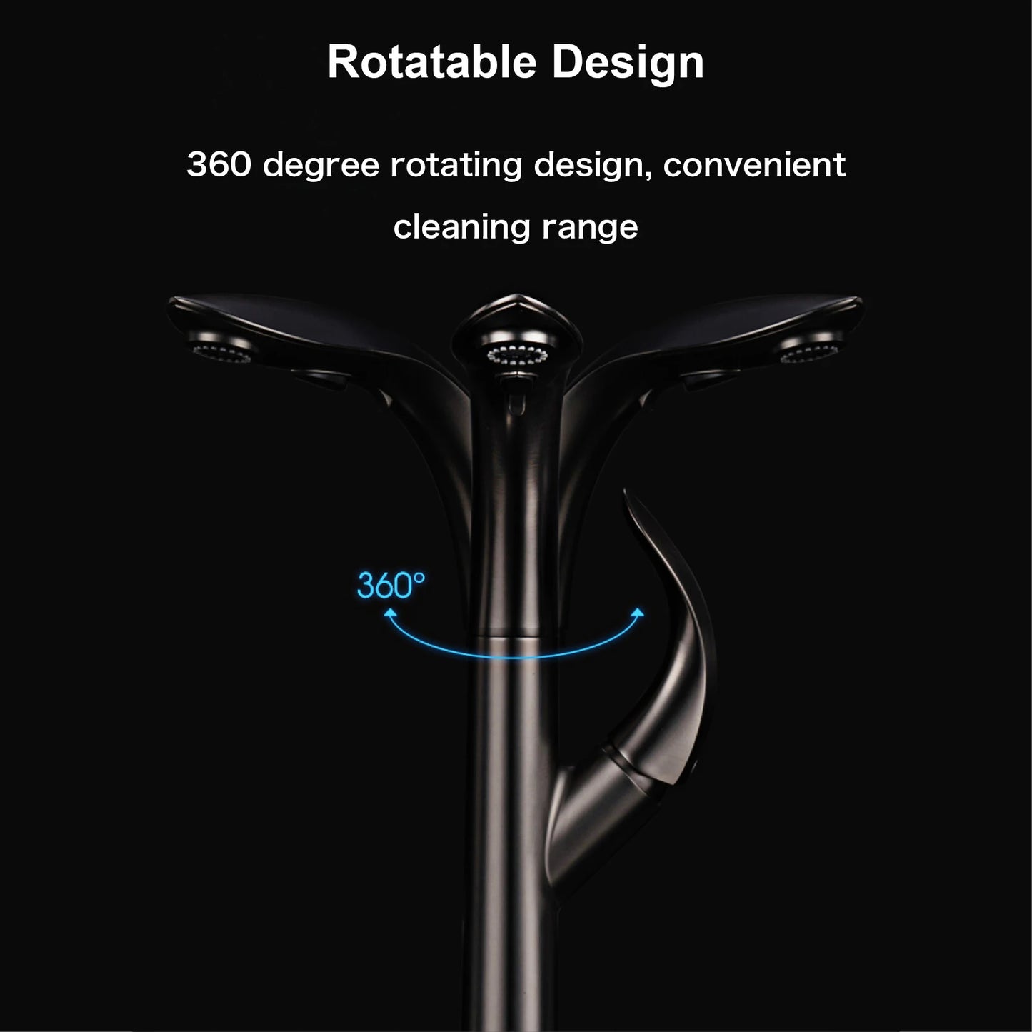 Luxury brass gold touch switch kitchen faucet